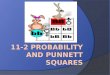 11-2 Probability  and PunneTt Squares