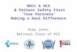 NACC & HCA  & Patient Safety First ‘True Partners’ Making a Real Difference
