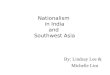 Nationalism  in India and  Southwest Asia