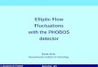 Elliptic Flow Fluctuations with the PHOBOS detector