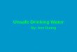 Unsafe Drinking Water