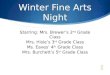 Winter Fine Arts Night