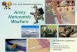 Army Netcentric Warfare
