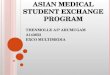 Asian medical student exchange program