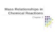 Mass Relationships in Chemical Reactions