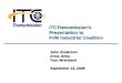 ITC Transmission’s  Presentation to PJM Industrial Coalition