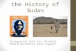 Information of the History of Sudan