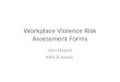 Workplace Violence Risk Assessment Forms