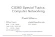 CS360 Special Topics: Computer Networking