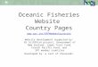 Oceanic Fisheries Website  Country Pages