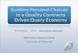 Guiding Personal Choices in a Quality Contracts Driven Query Economy