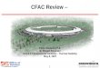 CFAC Review  –