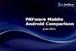 PAYware Mobile Android Comparison