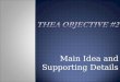 THEA Objective #2