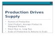 Production Drives Supply