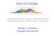 Status of Cosmology