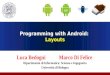 Programming with Android:  Introduction