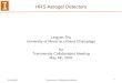HRS Aerogel Detectors