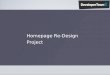Homepage Re-Design Project