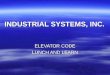 INDUSTRIAL SYSTEMS, INC