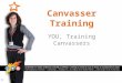 Canvasser Training