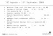 IGG Agenda – 18 th  September 2008