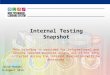 Internal Testing Snapshot