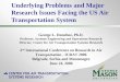 Underlying Problems and Major Research Issues Facing the US Air Transportation System