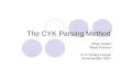 The CYK Parsing Method
