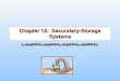 Chapter 12:  Secondary-Storage Systems