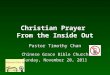 Christian Prayer  From the Inside Out