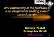 OPC connectivity in the feedback of a municipal-wide heating closed control  system