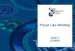 Fiscal Law Briefing