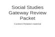 Social Studies Gateway Review Packet