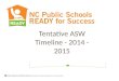 Tentative  ASW Timeline - 2014 - 2015