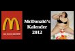 McDonald’s Kalender 20 12