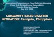 COMMUNITY-BASED DISASTER MITIGATION:  Camiguin , Philippines