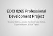 EDCI 8265 Professional Development Project