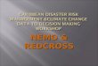 Caribbean disaster risk management &climate change data to Decision making Workshop