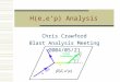 H(e,e’p) Analysis