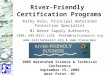 River-Friendly  Certification Programs