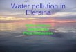 Water pollution in Elefsina