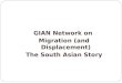 GIAN Network on  Migration (and Displacement) The South Asian Story
