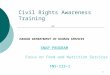 Civil Rights Awareness Training
