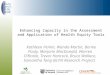 Enhancing Capacity in the  Assessment  and Application of Health Equity Tools