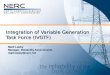 Integration of Variable Generation Task Force (IVGTF)