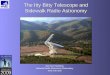 The Itty Bitty Telescope and Sidewalk Radio Astronomy