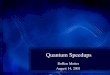 Quantum Speedups