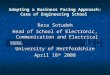 Adopting a Business Facing Approach: Case of Engineering School