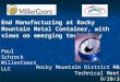 End Manufacturing at Rocky Mountain Metal Container, with views on emerging technology